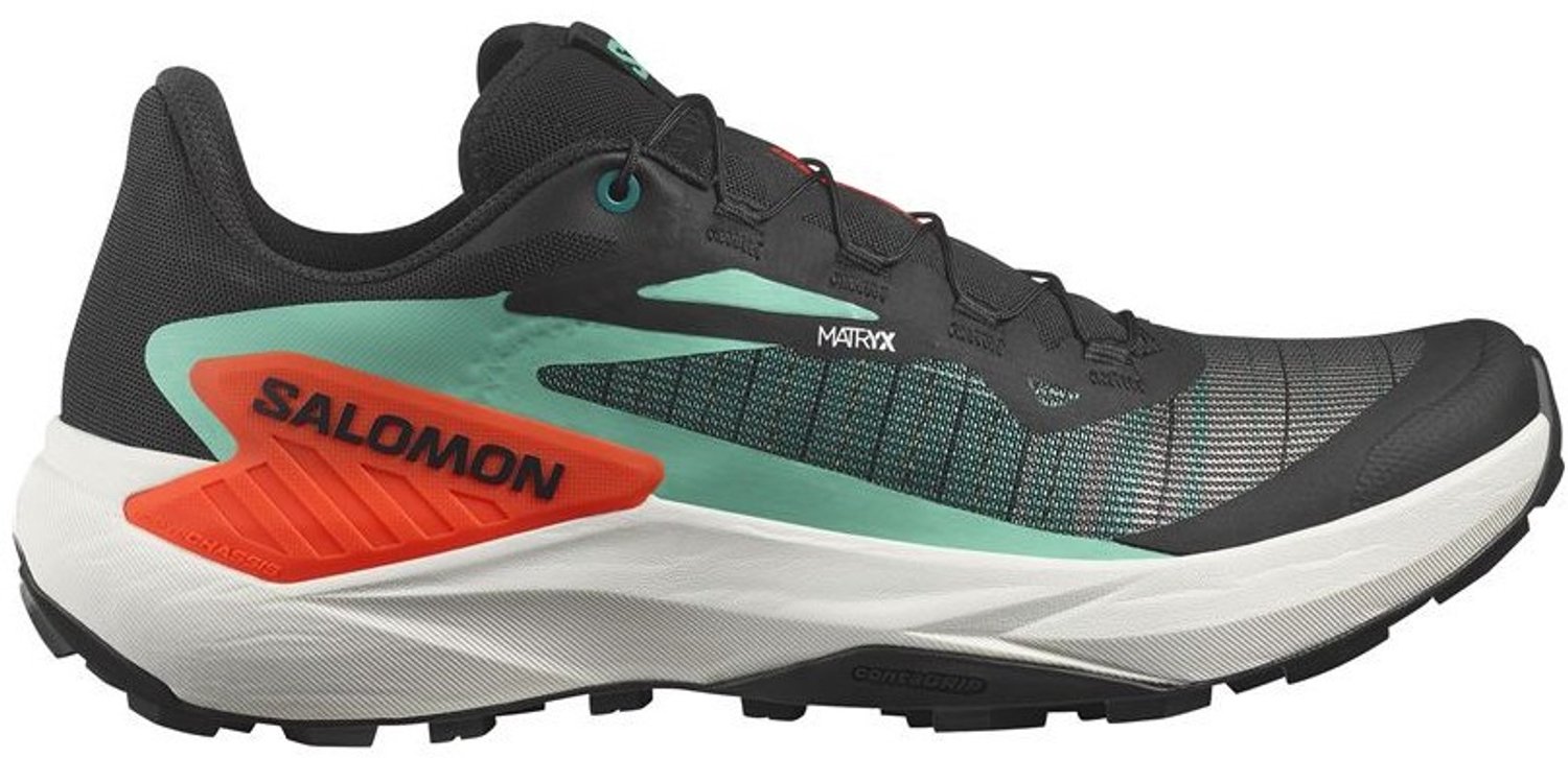 Salomon Genesis Heren Sneaker /Electric /Cherry Tomato EU Zwart