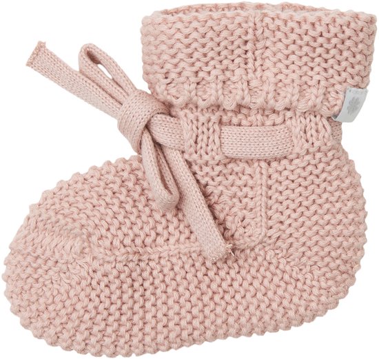 Noppies - Geschenkverpakking - Gebreide slofjes Nelson - 2paar - Rose smoke - Wit - Baby 0-12mnd - Biologische katoen - Giftset - Cadeaudoosje - Newborn - Kraamcadeau - Babyshower — afbeelding 5