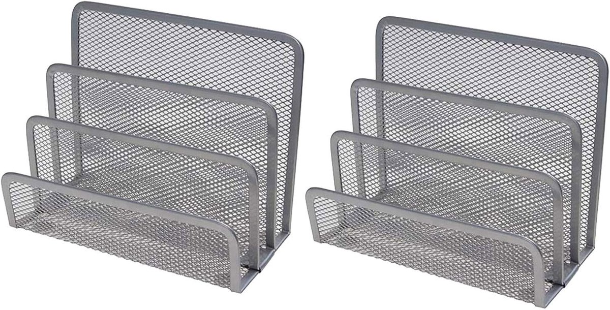 Dailygoods- Brievenhouder Premium Kwaliteit - Brievenbak - Documenthouder A4 - Posthouder - Houten Postbakje - 3 Slots