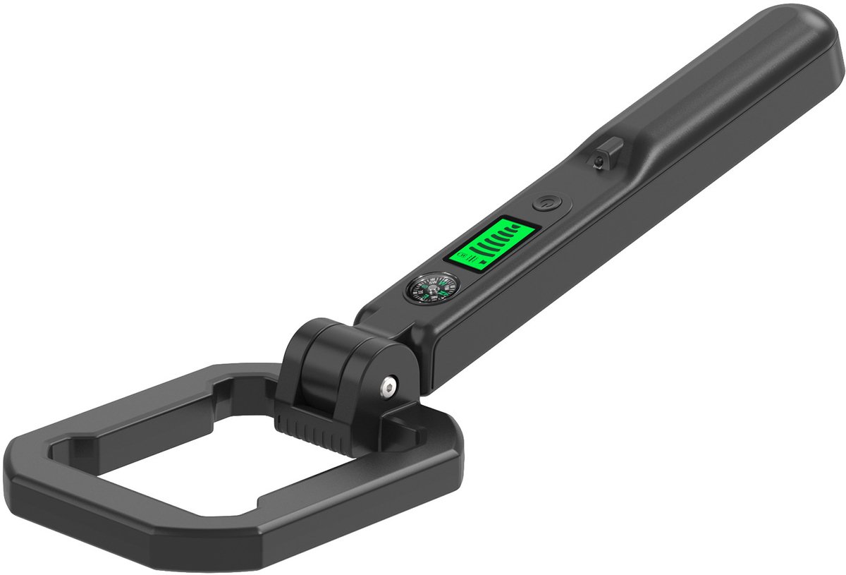 Metaaldetector Kind - Handdetector - Hoge Gevoeligheid - Waterdicht - Licht - met Verlichting - Zwart