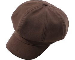 Gajaous Newsboy Hats for Women Visor Peaked Beret Retro Baker Boy Hat Women Newsboy Cap Adjustable for Ladies, Coffee - ShopVlot