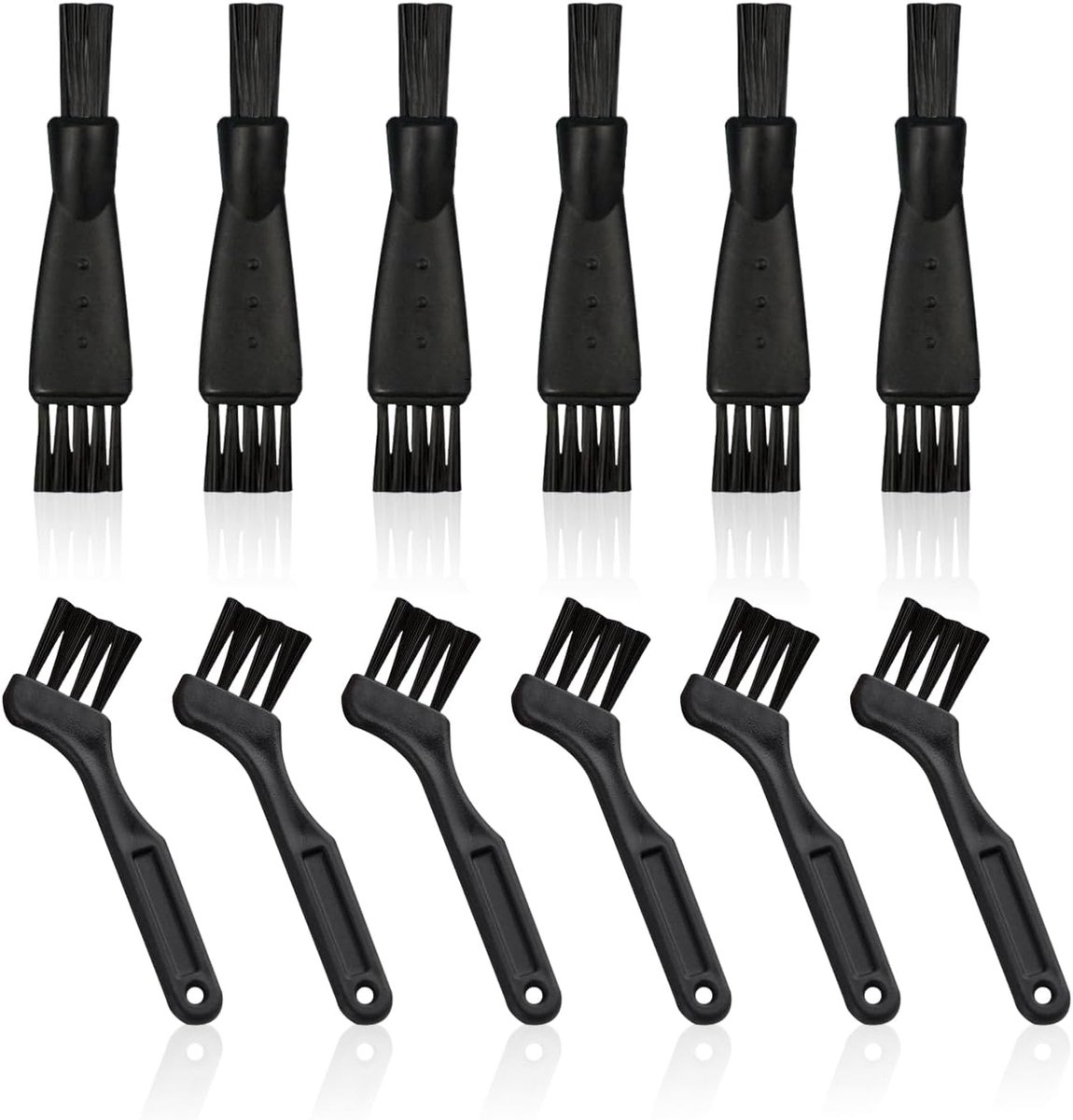 12 Piece Cleaning Brush Set, Razor Cleaning Brush, Electric Shaving Brush, Hair Clipper Cleaner, Simple Household - ShopVlot