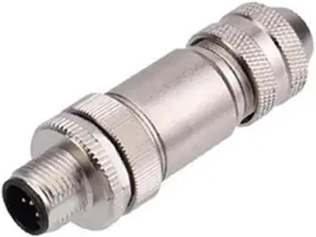 HangTon M12 4 Pin Plug for Industrial Automation PROFINET Profibus EtherCAT Profibus IO Link, Screw, A-Coded, Power - ShopVlot