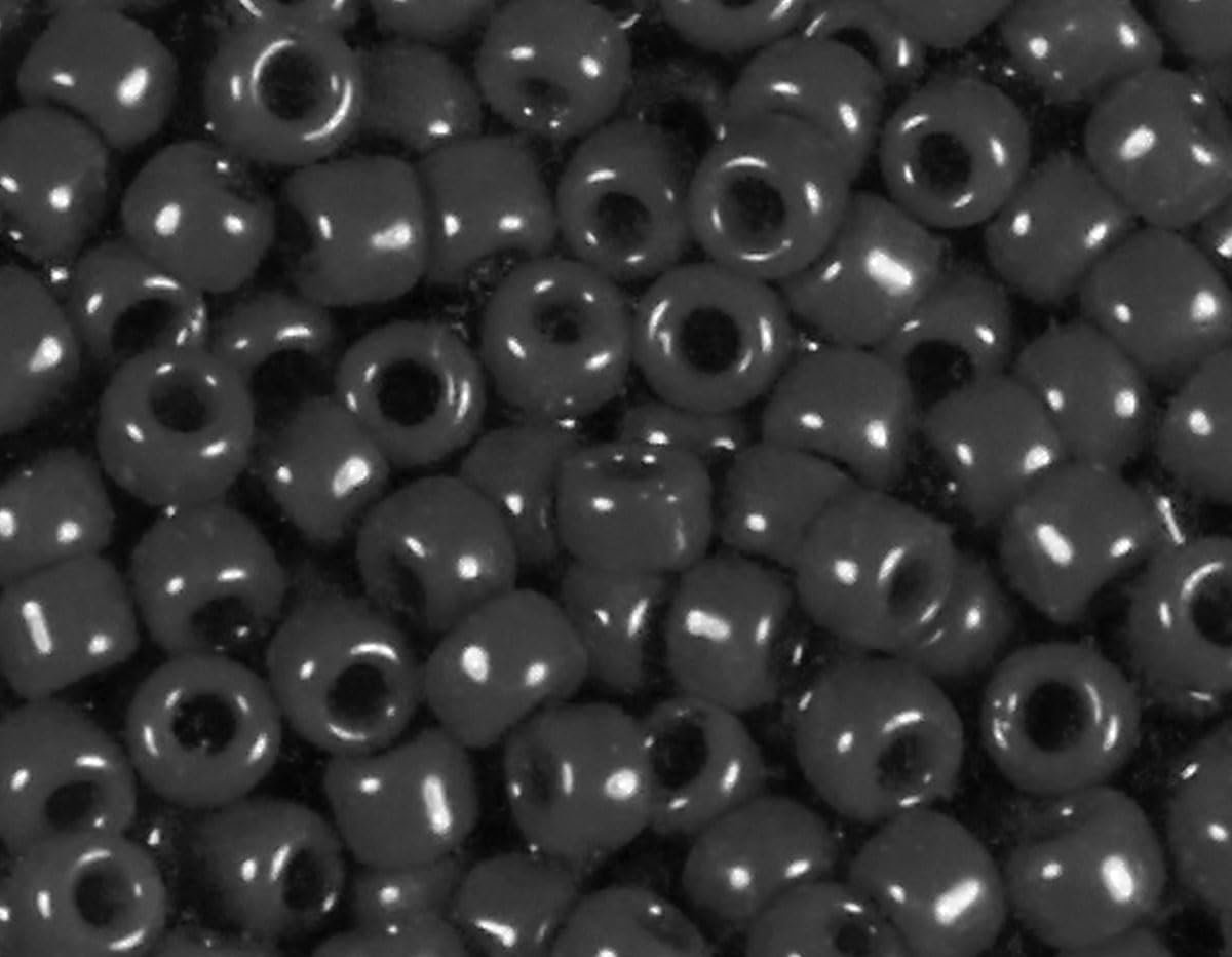 Rocaille kralen, ondoorzichtig, zwart, 2,2 mm, 11/0, 100 g