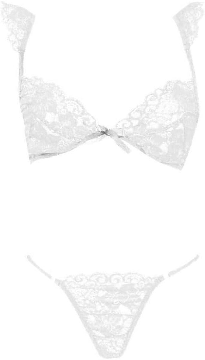 Sexy dames erotische lingerie Vrouwen Sexy Kanten Ondergoed Transparante Lingerie G-string Kostuums-B_XL