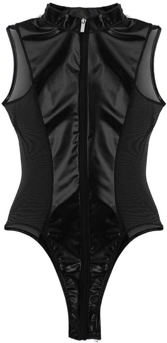 Sexy dames erotische lingerie Sexy lingerie panty's ondergoed body set-Black_S