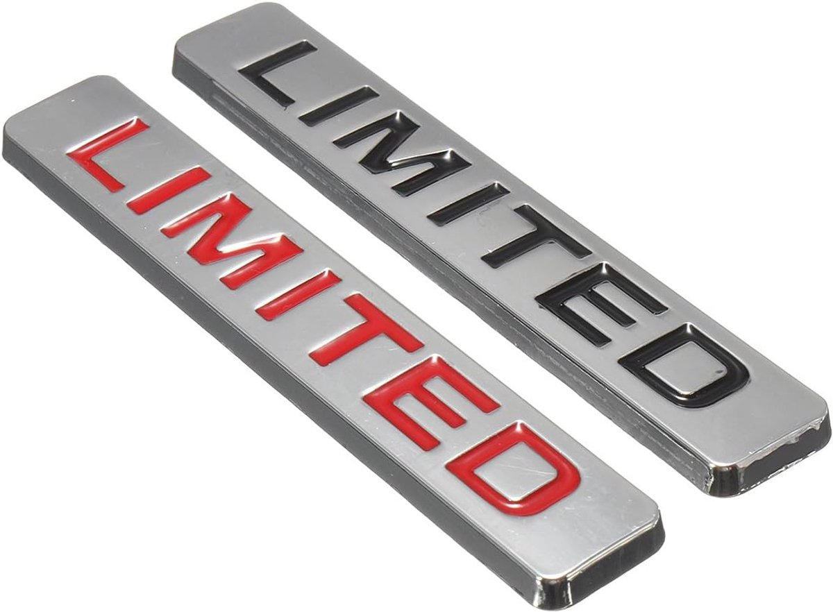Achter Fender Emblem Badge Metal Limited Compatibel met - Zwart