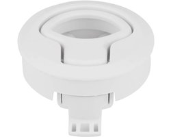 Sluitingen voor bootdeuren, universele kliksluiting van witte kunststof, 6 cm, kliksluiting voor vlakke achterklep voor campers en Yatch 1,8 inch (wit)