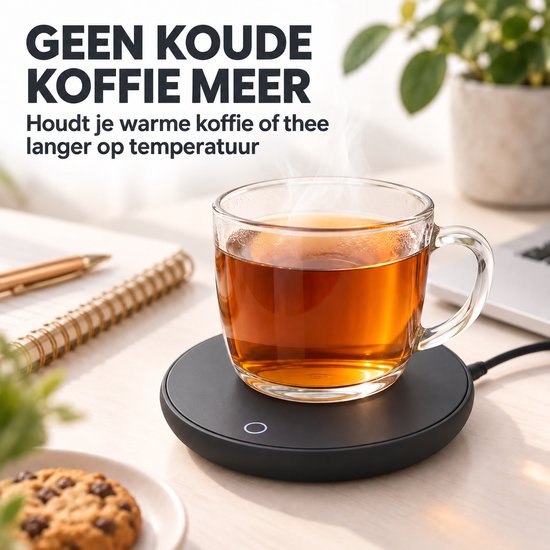 Twenty4seven® Warmhoudplaat voor Koffie & Thee - Elektrische Mok Warmer - Mug & Cup Verwarmer - Rechaud Onderzetter voor Bureau — afbeelding 5