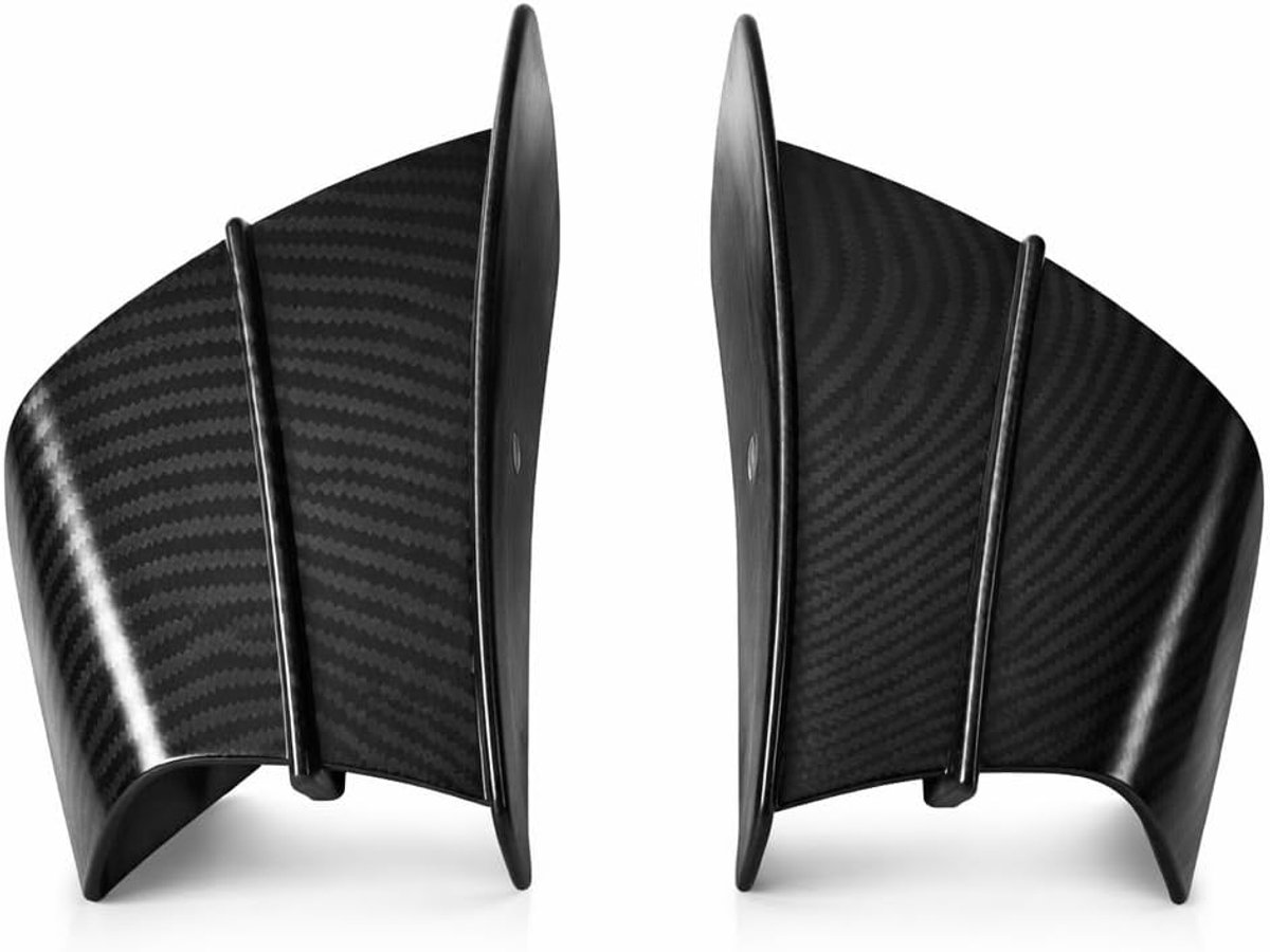 Wind Wing, 1 Paar Motorfiets Aerodynamische Vleugel Koolstofvezel Stijl Zijstroomlijnkappen Winglets Universele Fit Stoelkappen
