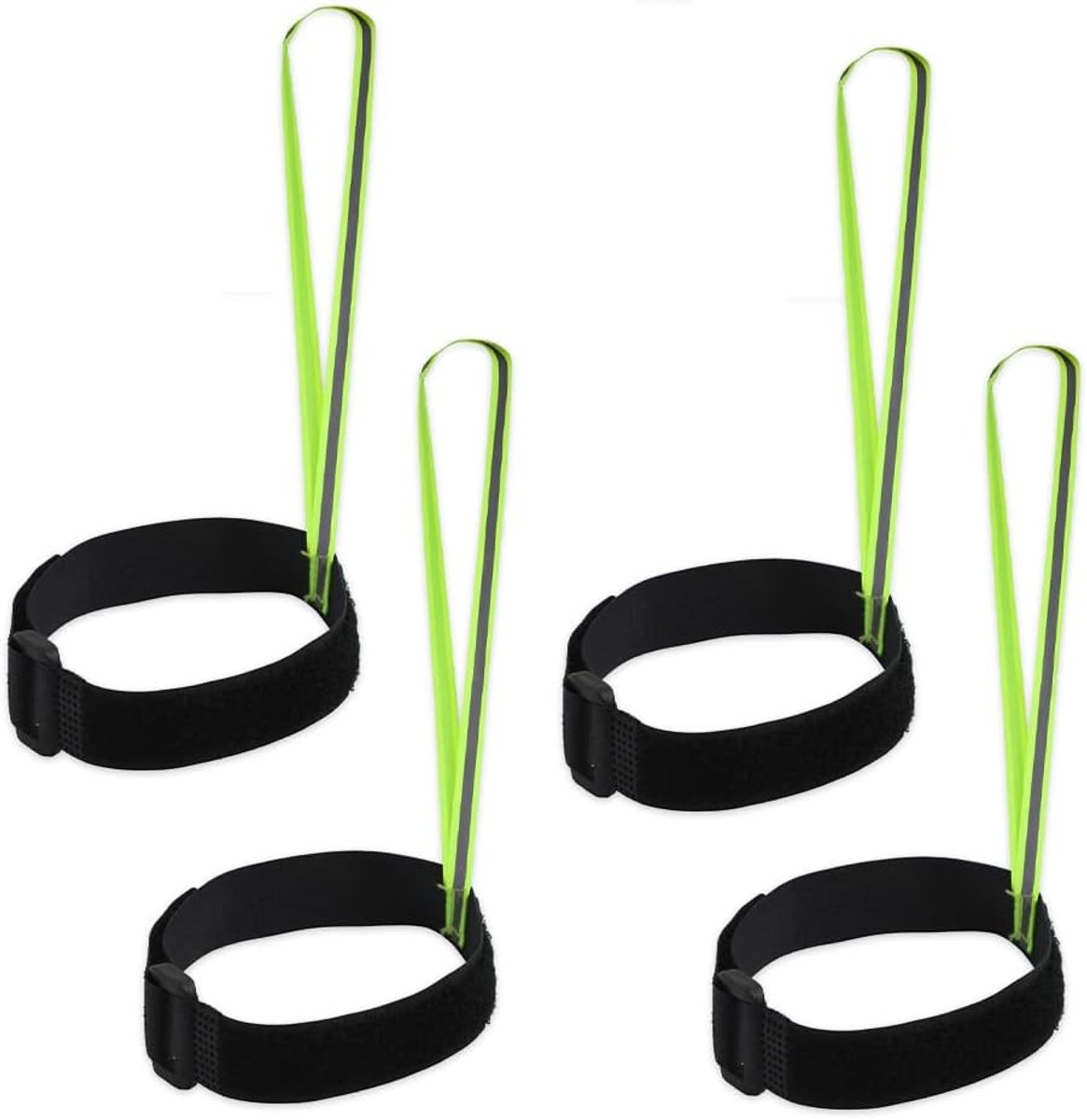 4 Stuks Handschoenbanden, 25 x 24 cm Sporthandschoen Riem, Verstelbare Skihandschoen Polsbanden, Reflecterende Handschoenhouder, Skihandschoen Lijn