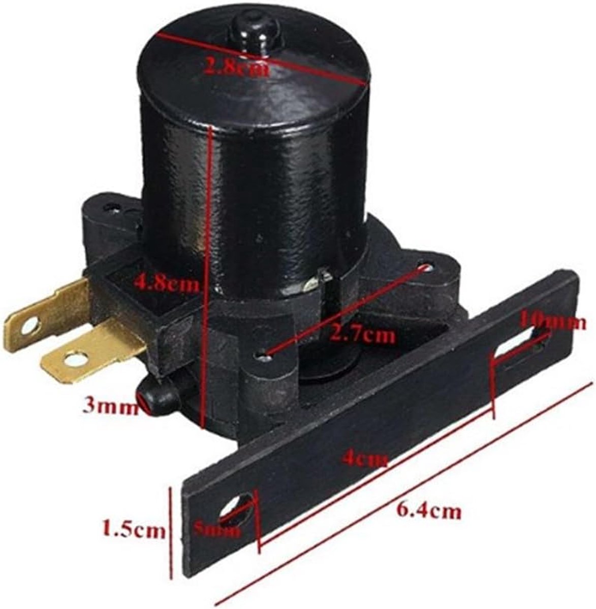Wasmachine Pomp, Plastic 12V Universele Voorruit Ruitenwisser Wasmachine Reiniging Pomp Motor voor Auto Van Bus Truck Fitting