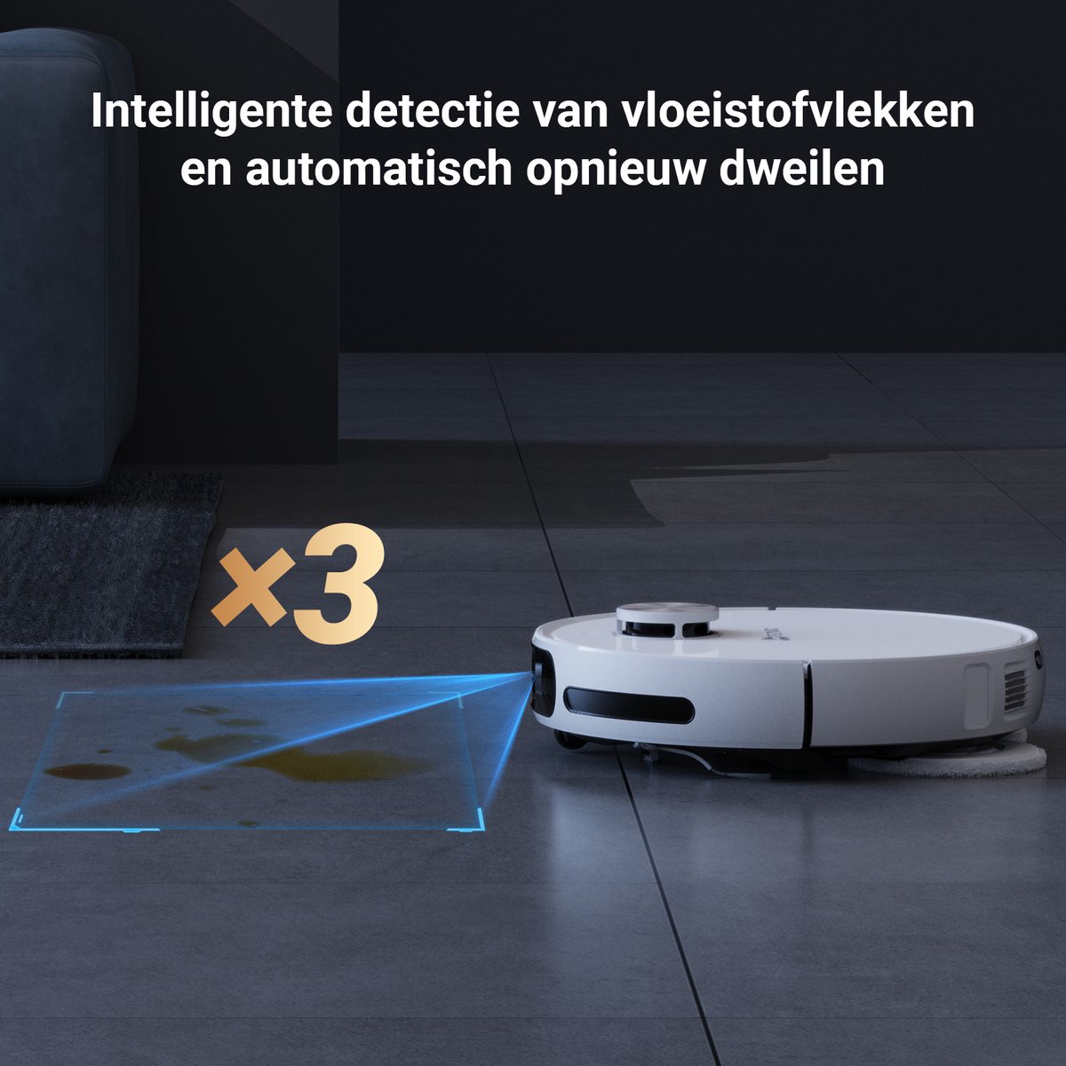 Ezviz RS20 Max Robotstofzuiger met Dweilfunctie 13.000Pa - afbeelding 3