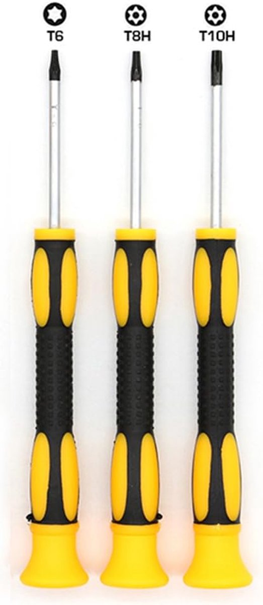 Set van 3 T6 T8 T10 Torx schroevendraaierset voor repar...