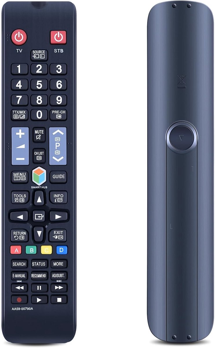 Vervangende afstandsbediening voor Samsung Smart TV BN59-01178B BN59-01175N AA59-00603A AA59-00741A AA59-00786A AA59-00602A BN59-012477 A compatibel met alle afstandsbedienami