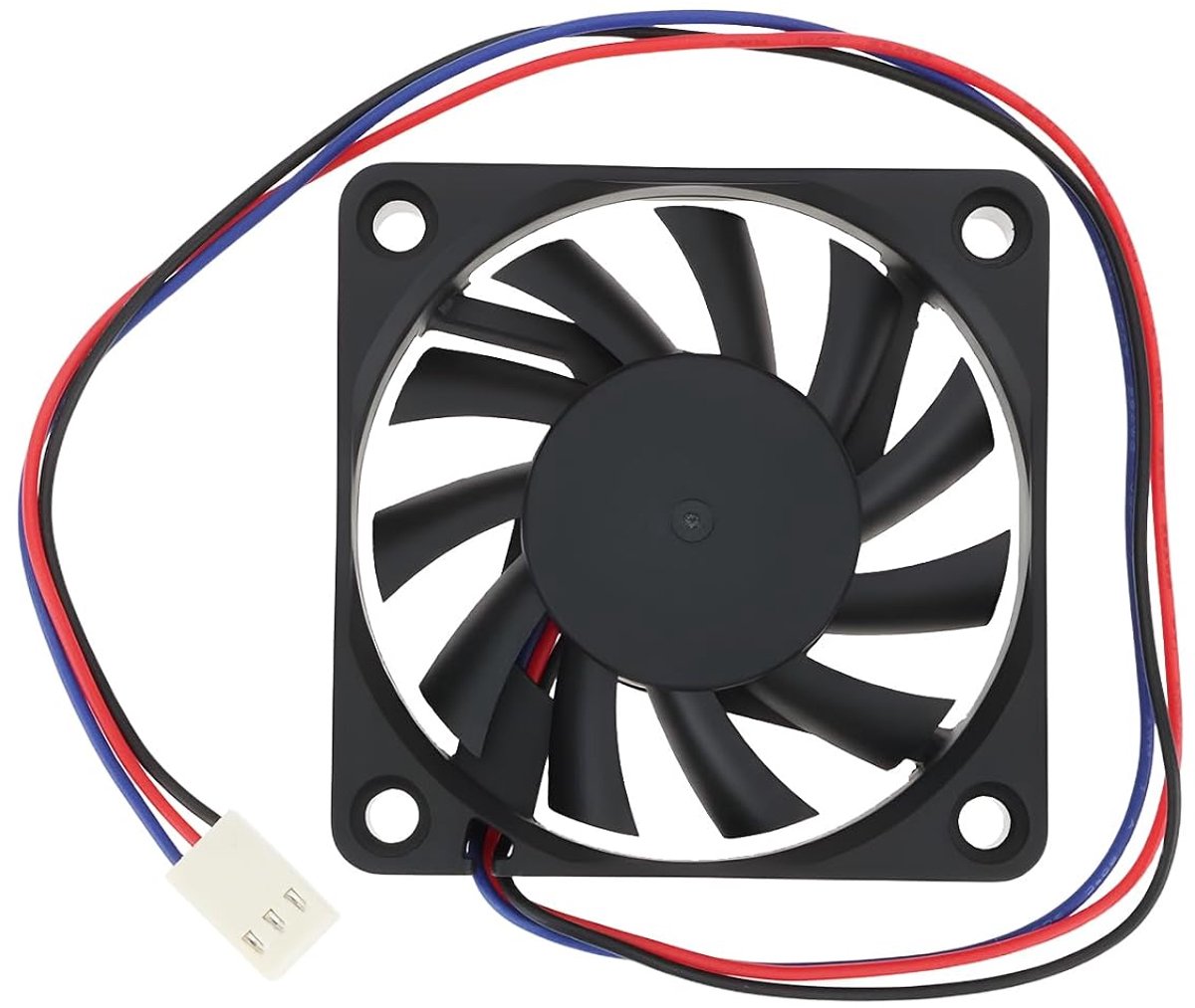 1 Pack 60mm x 60mm x 10mm 12V 0.35A 3-pins borstelloze DC koelventilator compatibel met NMB 2404KL-04W-B59