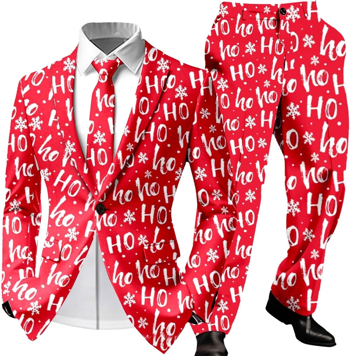 Bedrukt voor eindejaarsfeesten, elegante en comfortabele outfit voor feestelijke evenementen, perfect voor feestjes en bijeenkomsten