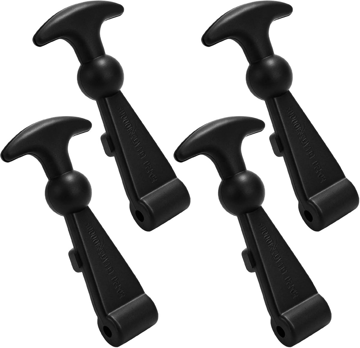 Bonnet Holder Rubber Pack of 4 125 mm Elastic Bonnet Holder T Handle Tension Clasp Rubber Holder Bonnet for Tool Boxes - ShopVlot