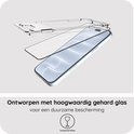 Screenprotector van hoogwaardig gehard glas voor duurzame bescherming.