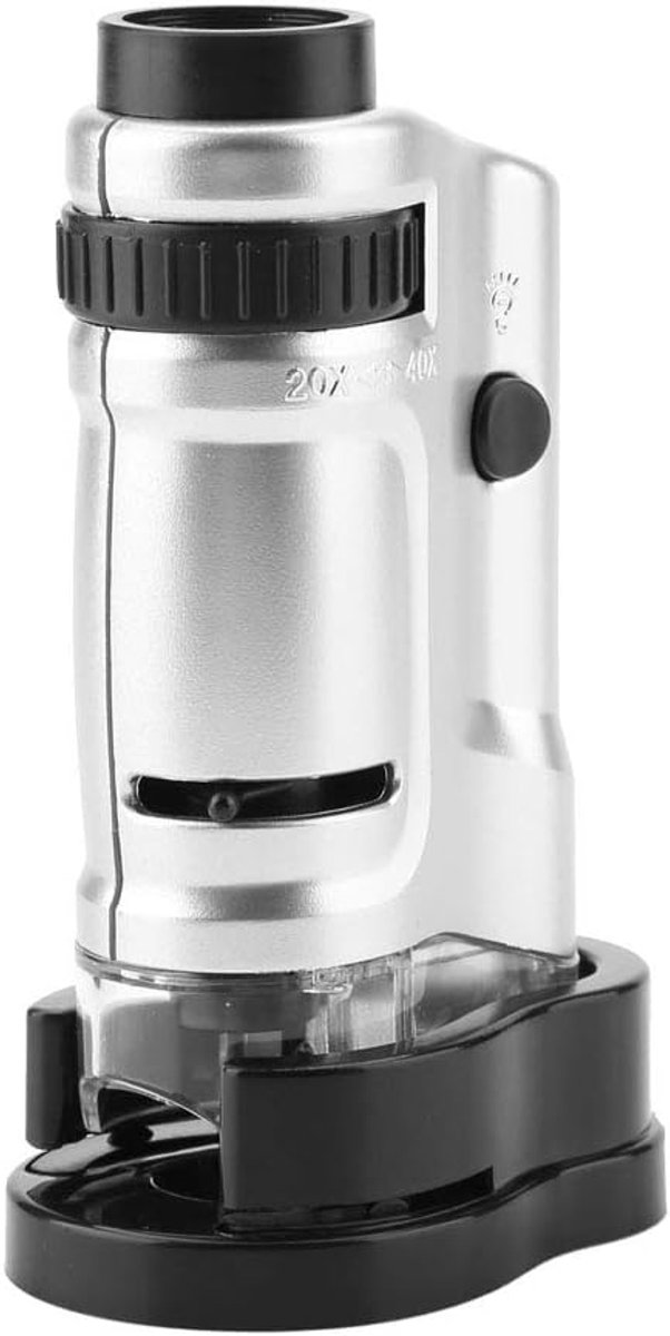Digitale mini pocket microscoop 20x 40x - Verlicht - Ideaal voor studenten en hobbyisten - ShopVlot
