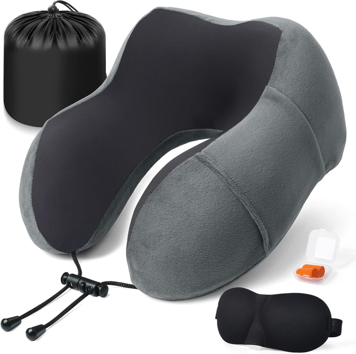Neck pillow airplane (grey) - ShopVlot
