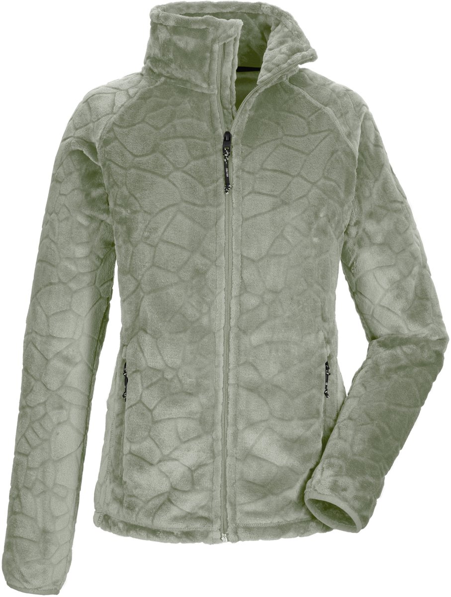 Killtec KOW 56 Women Fleece Jacket Outdoorvest Dames Light Sage