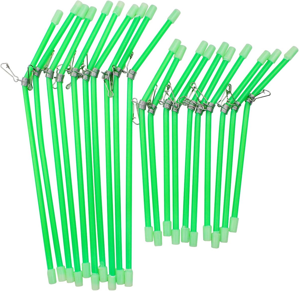 MOX 20Pcs Anti Tangle Standoffs Fishing Anti-Tangle Tree with Vertebrae Curved Fishing Accessories Feeder Basket - ShopVlot
