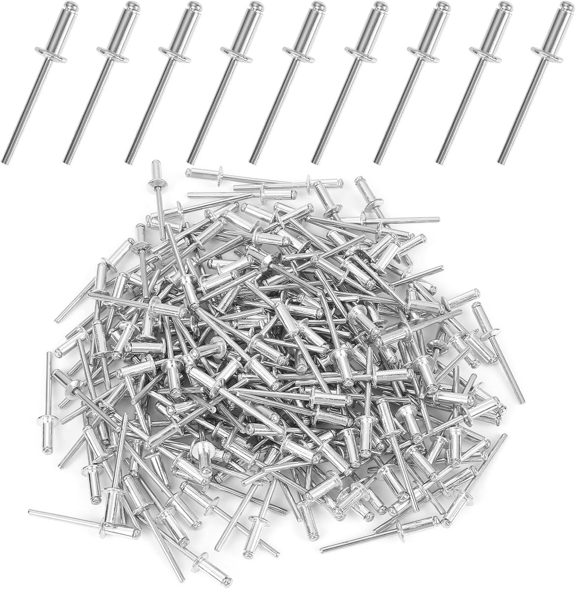 Blindrivets 4x10mm - Aluminium - 200 stuks - Ideaal voor eenzijdige verbindingen - ShopVlot