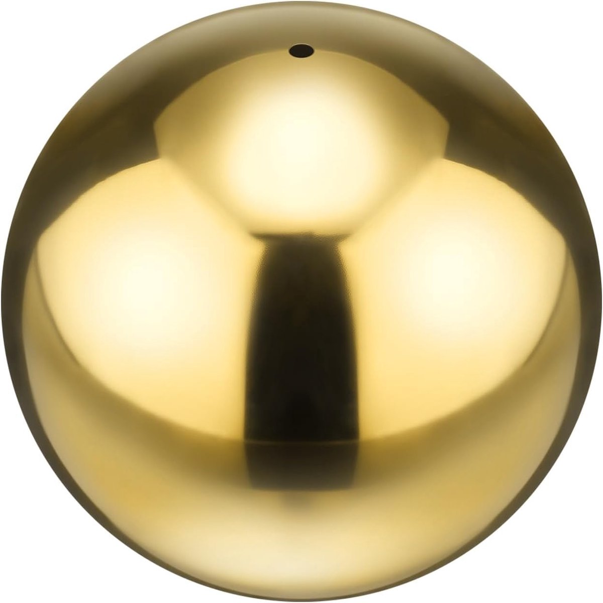 1-Pack Garden Gazing Globes Ball 4 Inch 201 RVS Holle Spiegel Reflecterende Drijvende Bal voor Tuin/Vijver/Huis/Yard Outdoor Decoratie [Goud]