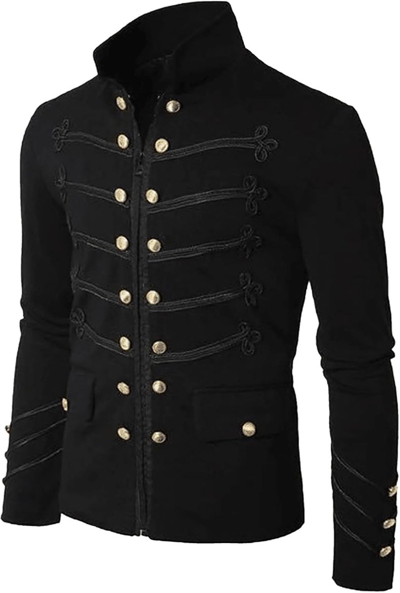 Halloween kostuum barok rococo middeleeuws gothic dames heren volwassenen elegante jurk A165