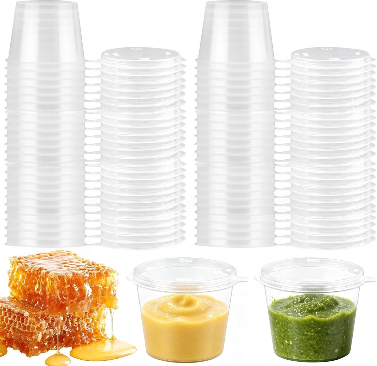 kleine plastic dozen met deksel - ShopVlot