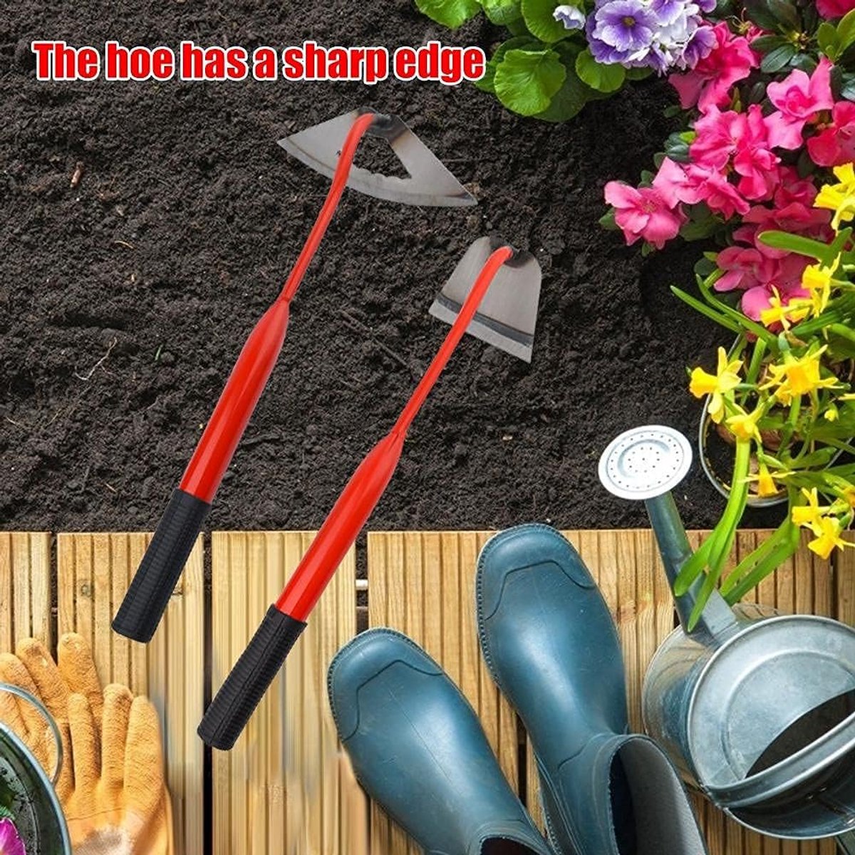 Schoffels WeedingTool Hand Stalen Schoffel Tuin Planten Schoffel Draagbare Staal Wieden En Losmaken Bodem Tool Tuingereedschap (1)