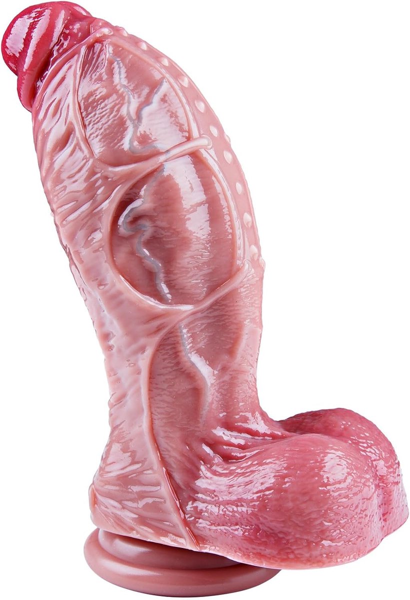 7,8 cm diameter gigantische verdikte dildo,26,5 cm realistische gigantische dildo,siliconen zuignap dildos,XXL verdikte penis,volwassen G-spot anaal brede penis,geschikt voor ervaren mannen en vrouwen