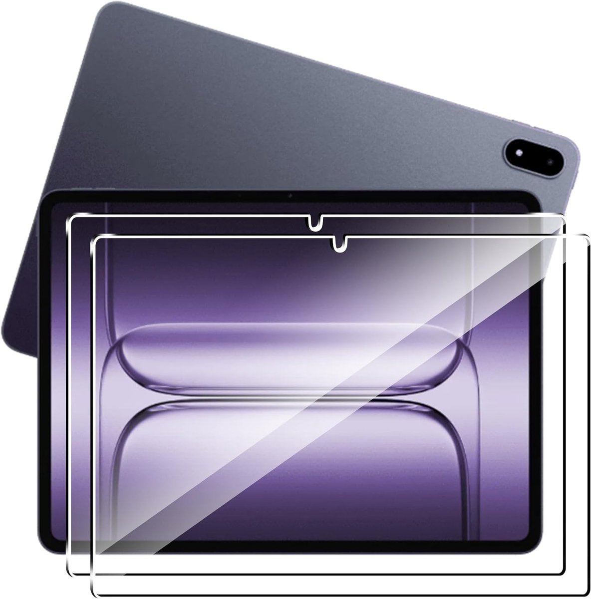 [2 stuks] pantserglas beschermfolie voor Oneplus Pad 3-13,2 inch, 9H hardheid, glasheldere displaybeschermfolie, anti-vingerafdruk, ontspiegeld, krasbestendig.