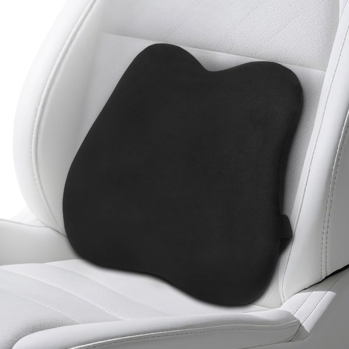 Lendenkussen Auto en Bureaustoel – Ergonomische Rugsteun – Zwart