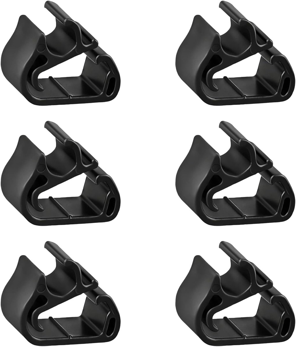 SnelShoppen - Pack van 6 Wiper Clips voor Peugeot 3008 5008 Citroen C5 DS7 - Vervangingsclips voor Voorruitwissers - Perfecte Compatibiliteit en Eenvo