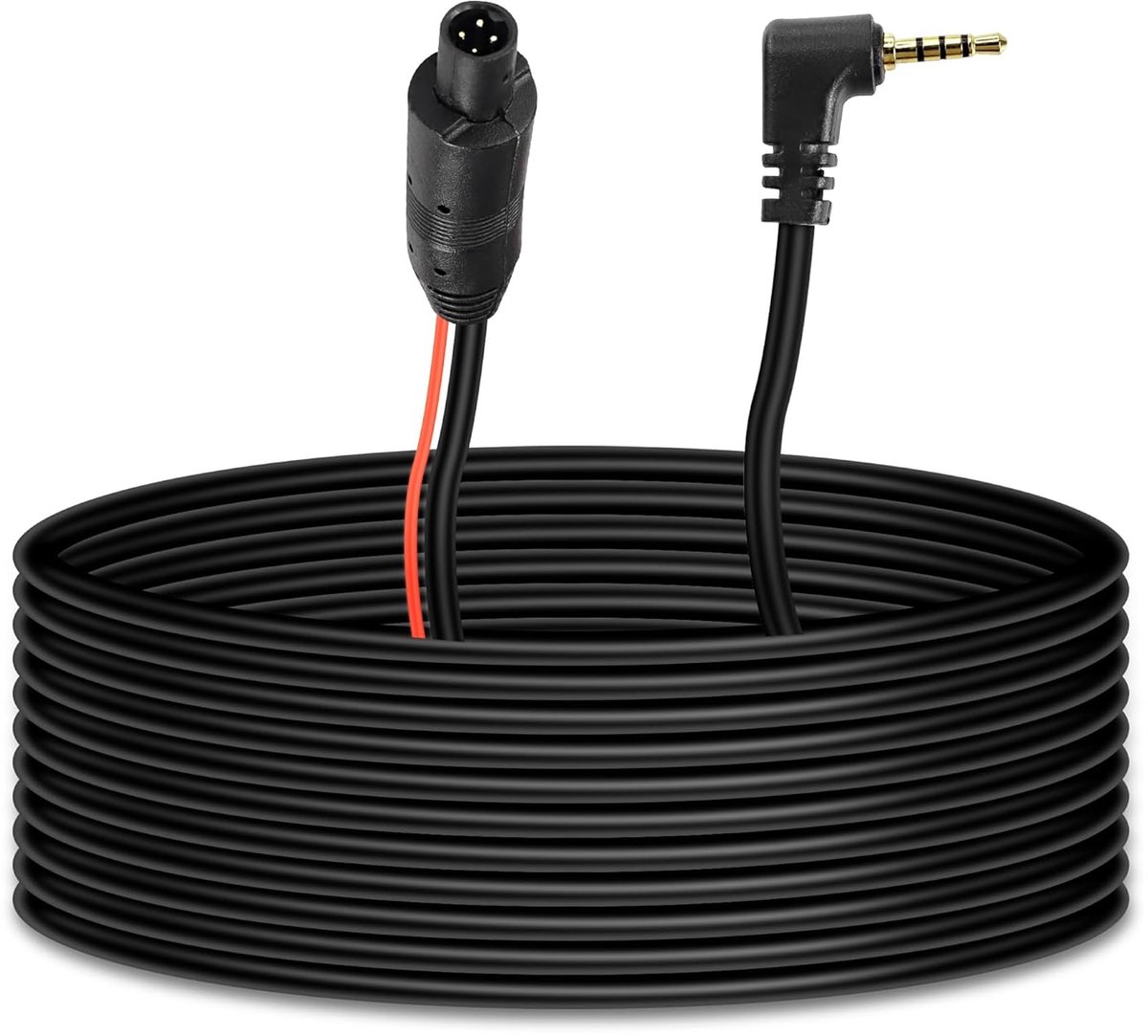 SnelShoppen - 4-Pin Dash Cam Kabel voor Achteruitrijcamera - 10M Verlengsnoer - 2.5mm naar 4 Pin - HD Video Overdracht voor Auto, Truck, RV en Bus