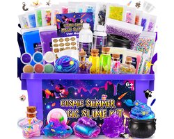 Wootoy Slijm Kit - Slijm Maken - 77 Delige Slime - Cadeau Voor Jongens en Meisjes 6 tot 12 Jaar - Slime Fluffy - DIY Slijm Speelgoed