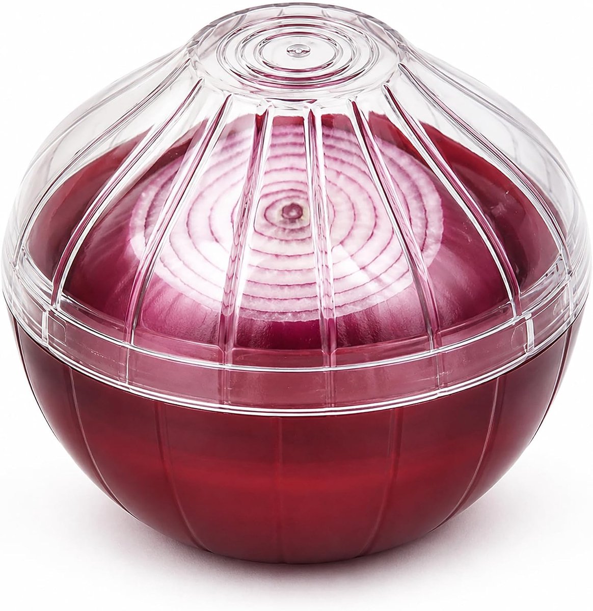 Vershoudballen voor ui en knoflook, uienpot met deksel, fruitopslag koelkast, groenten en fruit, herbruikbare vershouddoos voor de koelkast