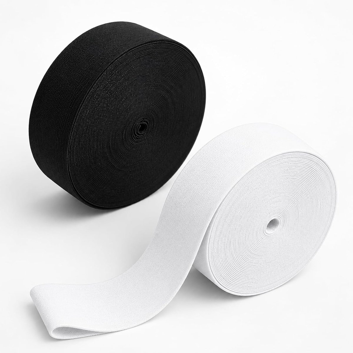 2 stuks 10 meter elastiek naaien, 4 cm breed, elastische brede band