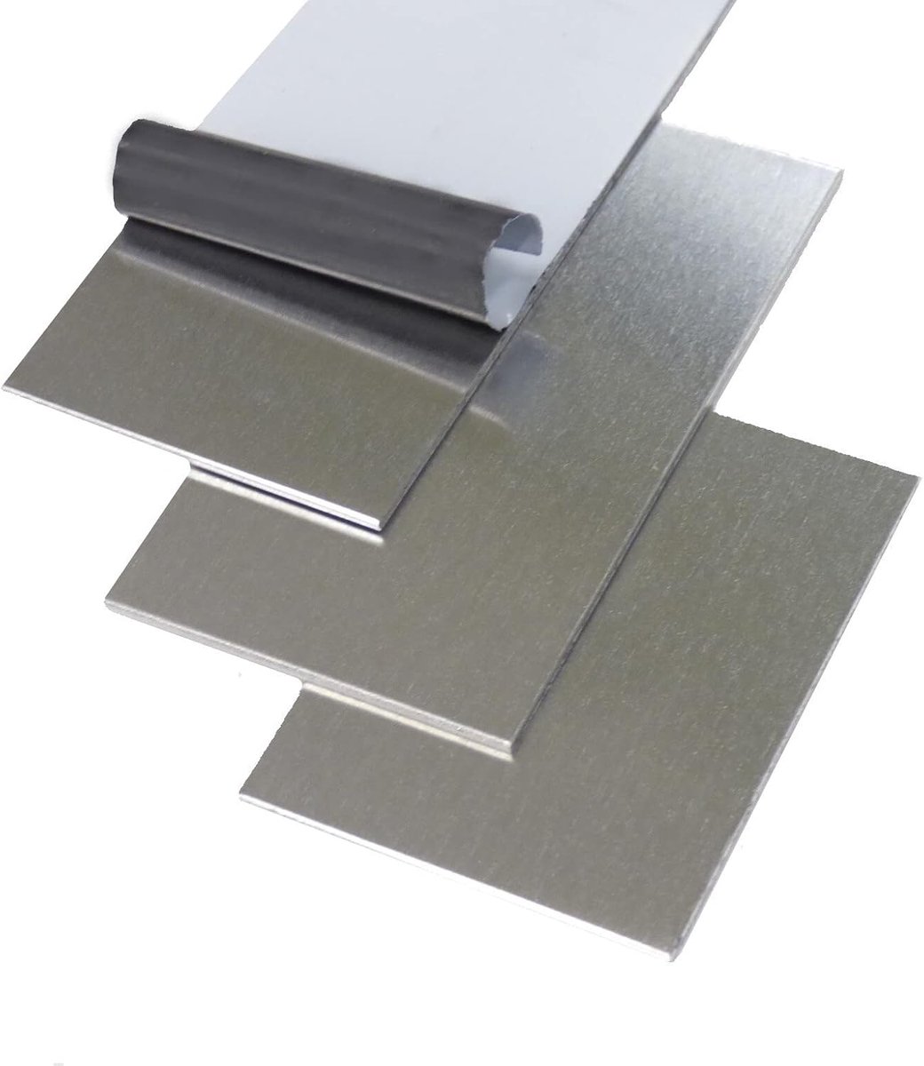 Aluminium plaat, 1,0 mm dik, 1000 x 60 mm