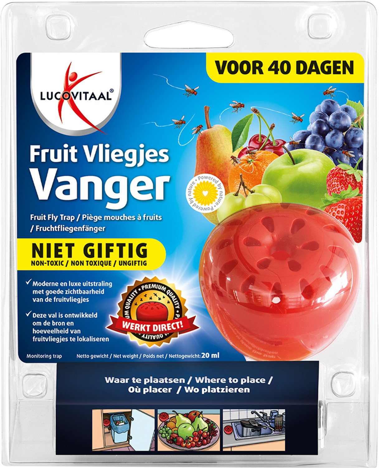 Bol.com Lucovitaal Fruitvliegjes vanger aanbieding