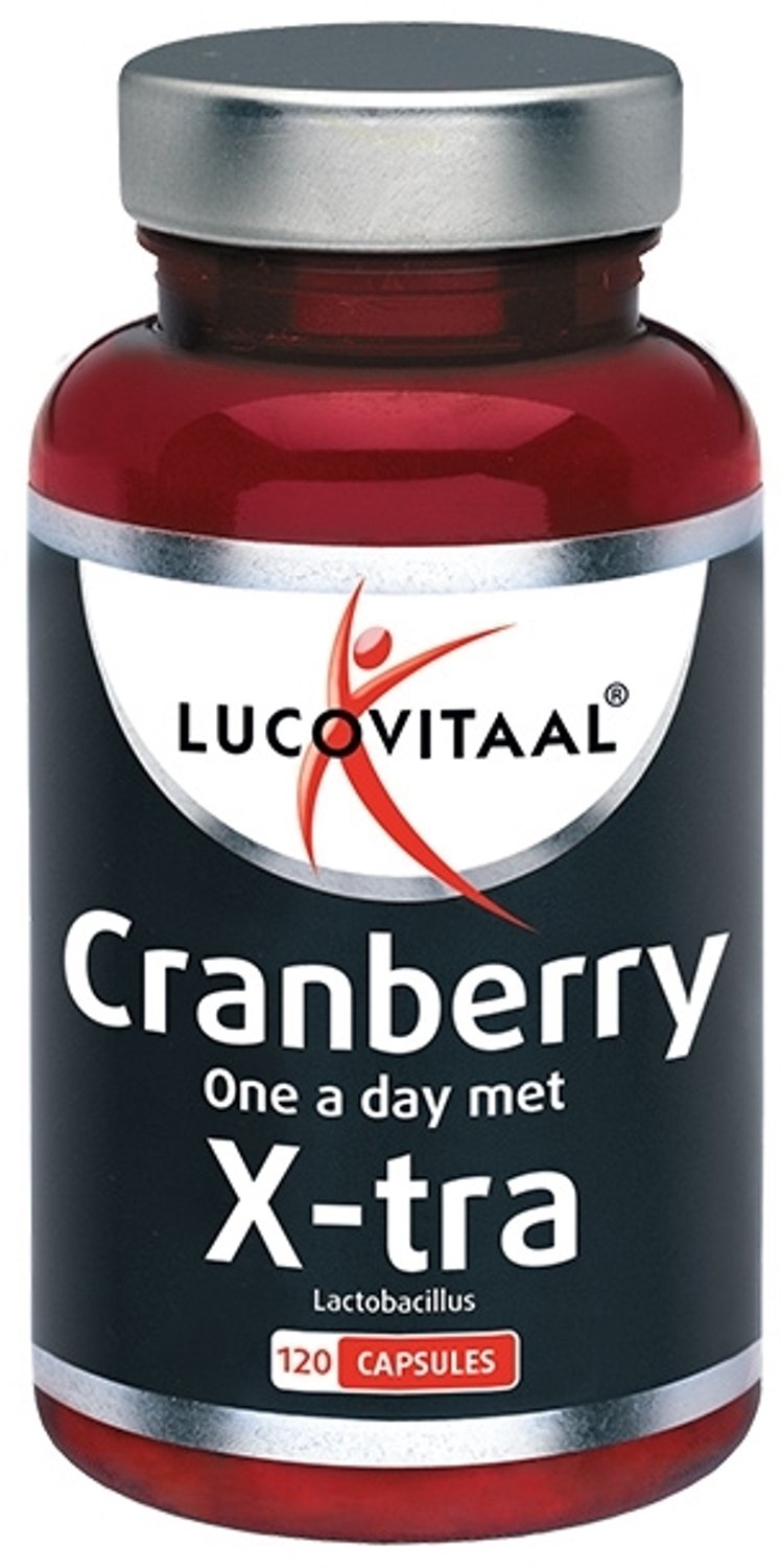 Lucovitaal Cranberry met X-tra Lactobacillus 120 capsules