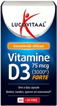Lucovitaal Vitamine D3 75 mcg 80 capsules