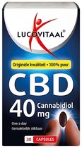 Lucovitaal CBD 40 mg 30 capsules