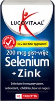 Lucovitaal Selenium Zink 45 tabletten
