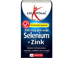 Lucovitaal Lucovitaal Selenium Zink 45 tabletten - 45 stuks