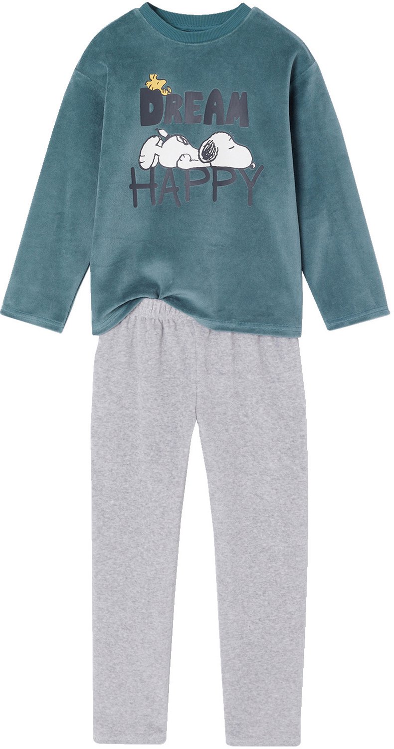 SNOOPY SNOOPY velours pyjama voor jongens