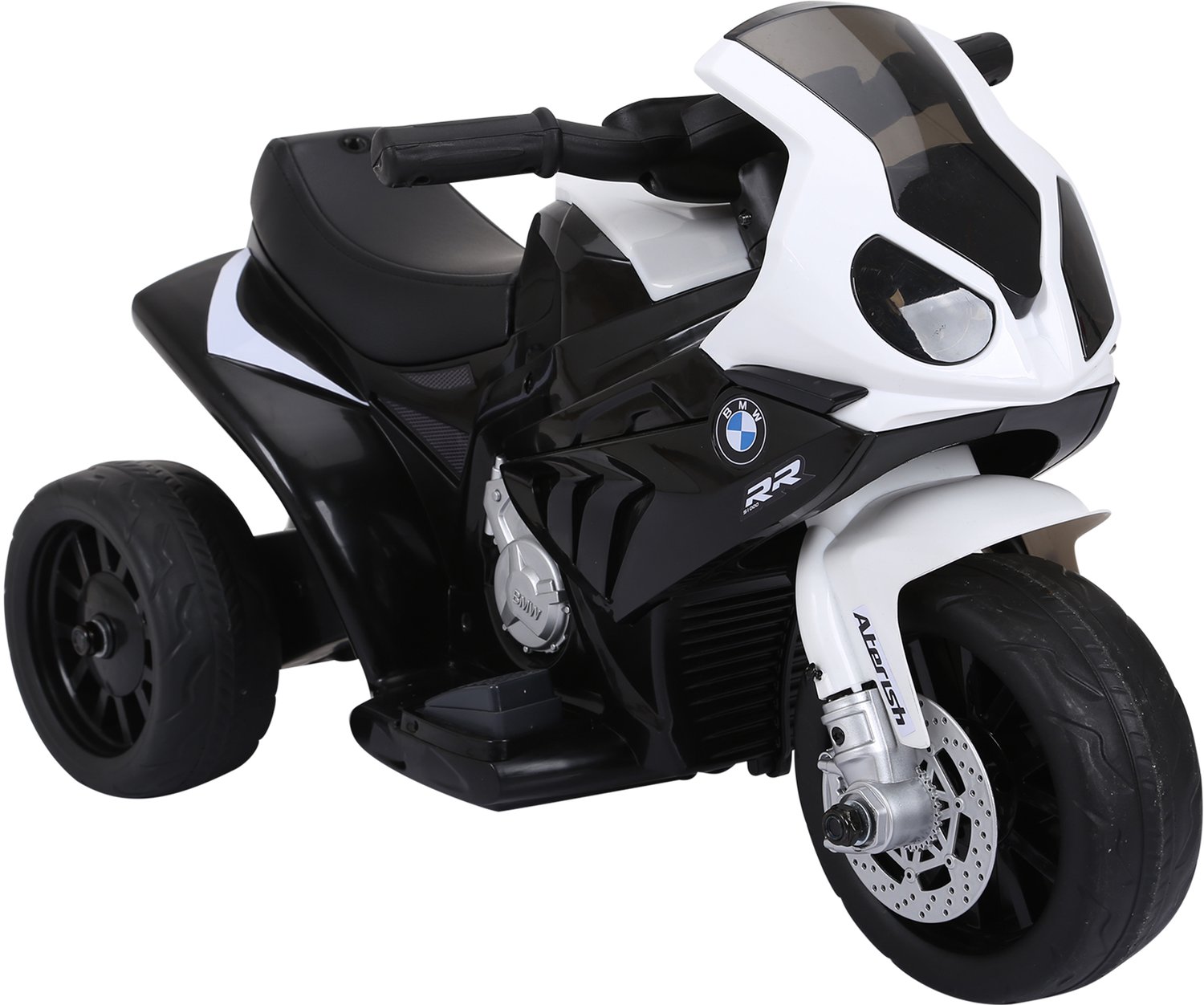 Homona Elektrische kindermotorfiets - BMW-licentie - Met muziek en licht - 66 x 37 x 44 cm - Zwart