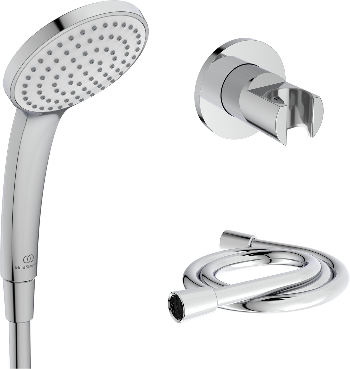 Ideal Standard Alero handdoucheset, handdouche, doucheslang (1250 mm) en muurbeugel – Chroom